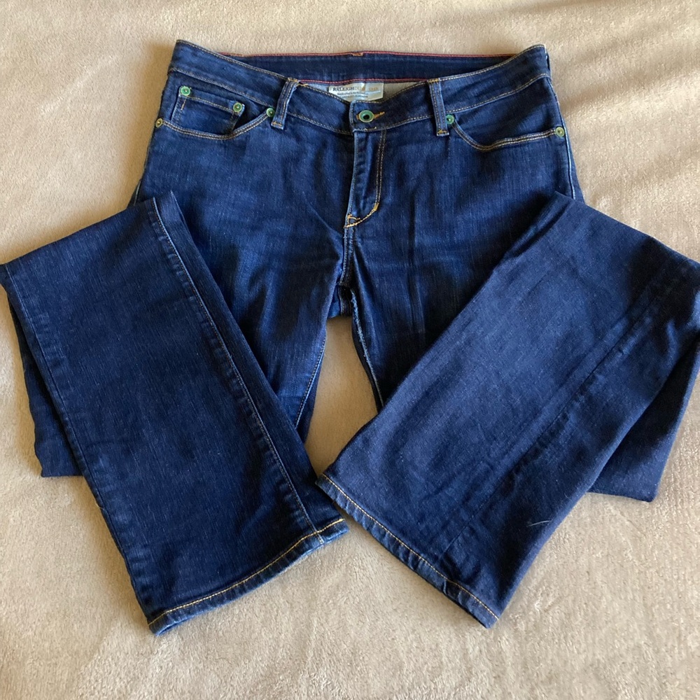Raleigh Denim Workshop Straight leg Women's 29 Dark Wash Straight Slim Jeans